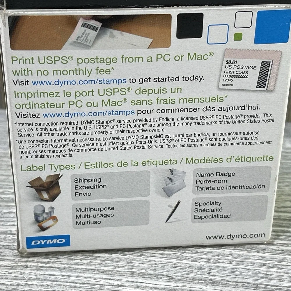 Dymo 30253 White Address Label 1 1/8